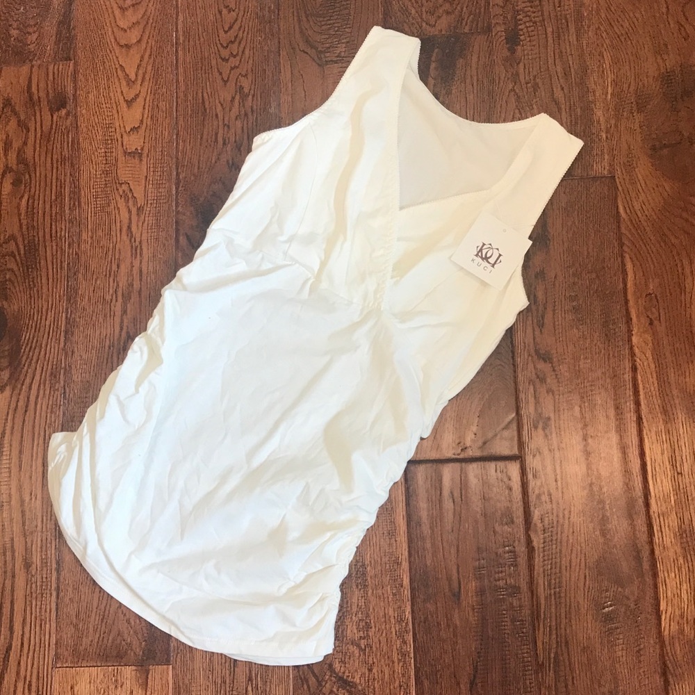 NWT Maternity/nursing Tank Top White Size Large